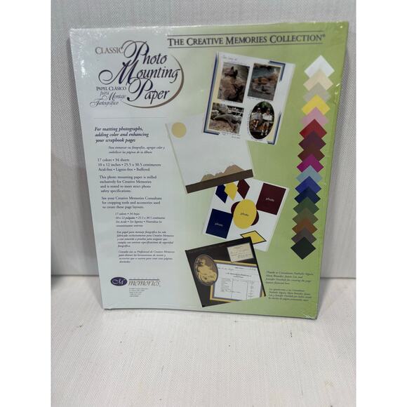 Creative Memories paper trimmer photo mounting paper combination packs lot NEW - Picture 2 of 9
